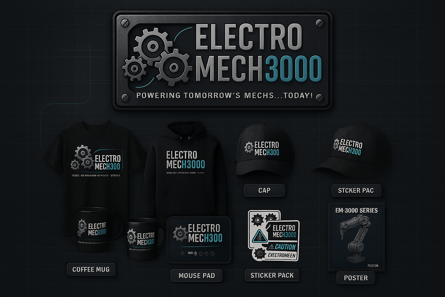 ElectroMech3000 Merch 2